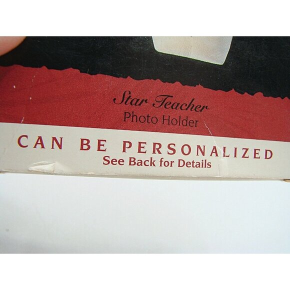 1993 Hallmark Keepsake Ornament Star Teacher White Bear Holiday or Gift Vtg NEW - Picture 7 of 11